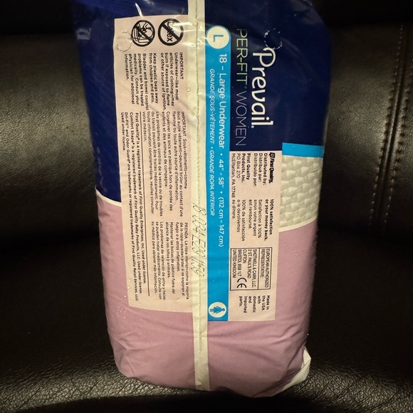 PREVAIL Per-Fit Women Extra Absorbency Incontinence Underwear Large 18/CT - Picture 4 of 10